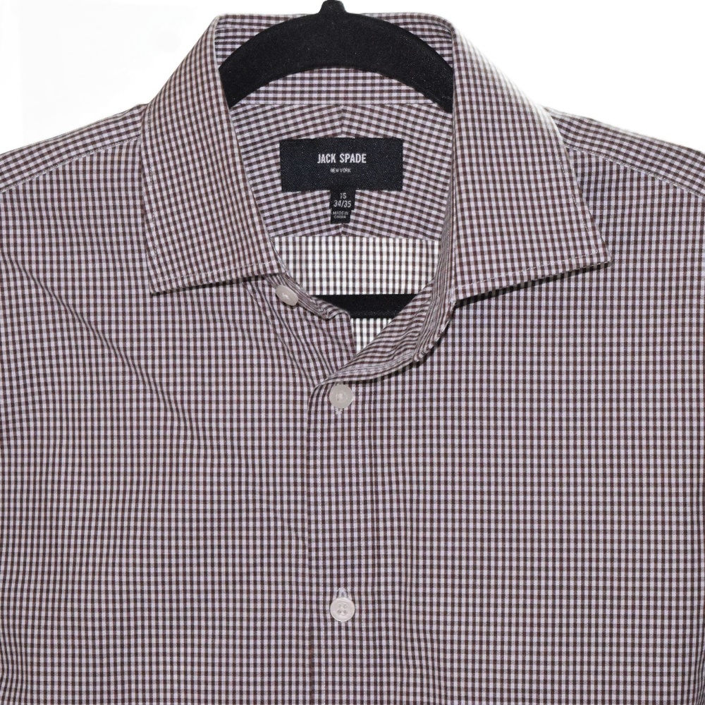 Jack Spade (Side 15) Brown White Long Sleeve